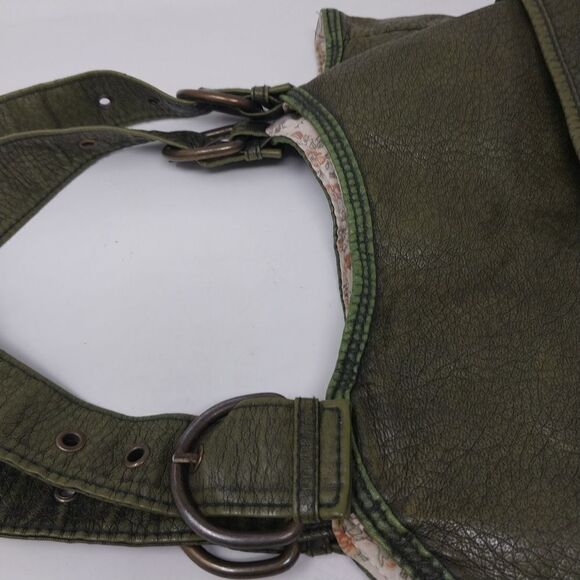 Vintage 70's Tote Bag. Army Green.. - Picture 2 of 12